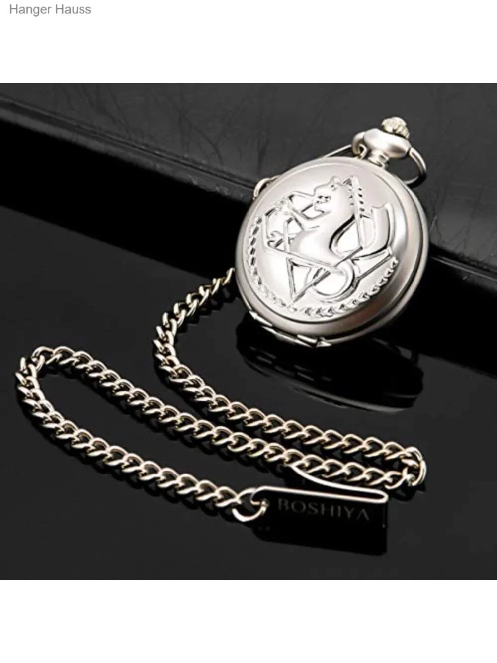 Fullmetal Alchemist Cosplay Pocket Watch with Chain Anime Merch Gift